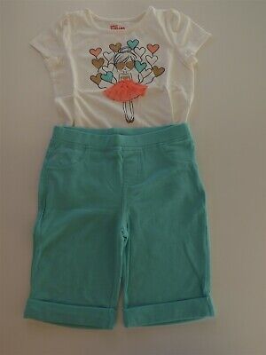 Epic Threads Girls Spring And Summer Top And Shorts - New With Tags - Size 6X