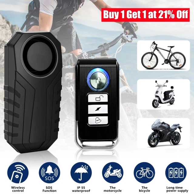 Une manière Télécommande Kit antivol Sécurité anti-vol Système d'alarme de moto