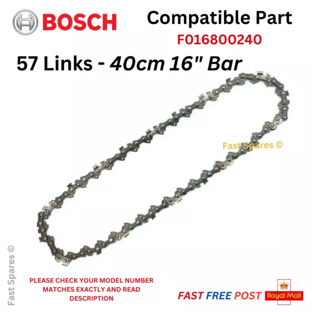 Bosch Chainsaw Chain for AKE 30 LI,AKE35S,AKE35-19S,AKE40-19S,AKE40-19 Pro