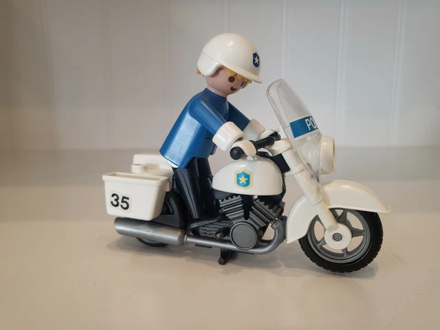 playmobil police motorbike