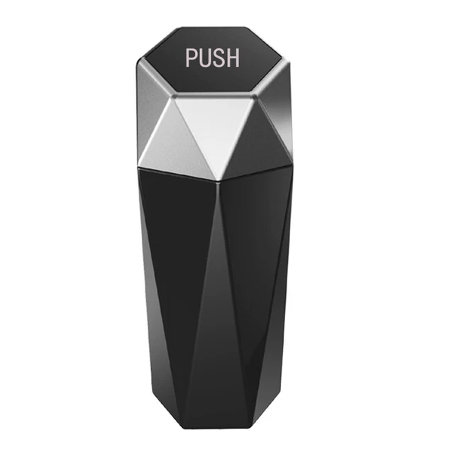 Mini Car Trash Can Portable Dustbin with Lid Leak-proof in Car Auto Trash Bin