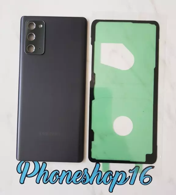 Original Samsung Galaxy Note20 5G SM-N981B Akkudeckel Backcover Grau + Kleber A