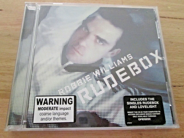 Butlins Rudebox ROBBIE WILLIAMS RUDEBOX Music CD Album VGC -Complete with Words Booklet ...