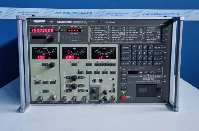 Solartron Schlumberger 4040 Stabilock Communication Test Set 960MHz ⚠ FOR PARTS Solartron Schlumberger 4040 Stabilock Communication Test Set 960MHz ⚠ FOR PARTS