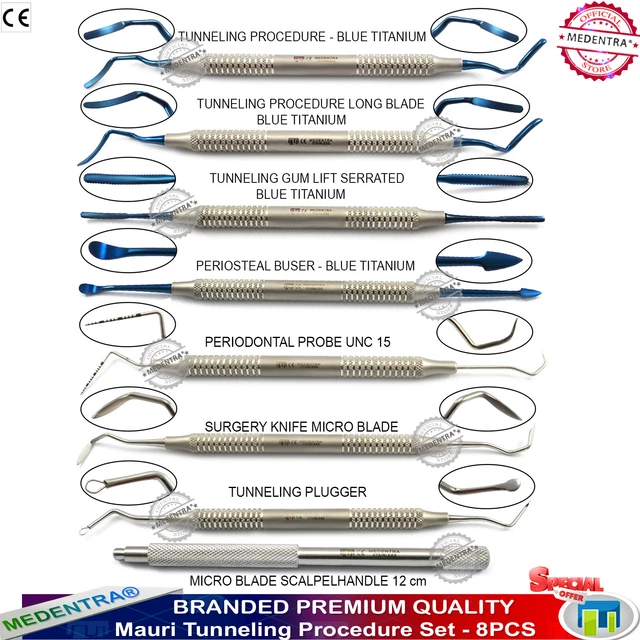 GRAFT SURGERY GUM Tunneling Procedure Periodontal Tissue Periotomes