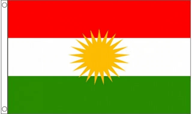 Kurdistán Nacional Bandera Ataúd Cortina Con Speedy Despacho