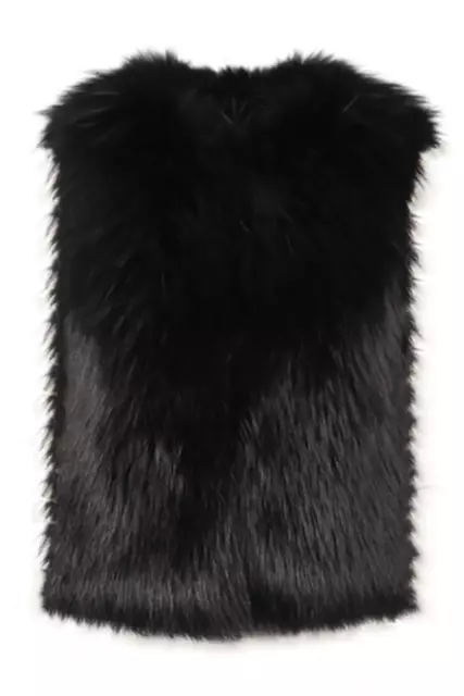 Derek Lam Fox Fur Gilet Uk 8