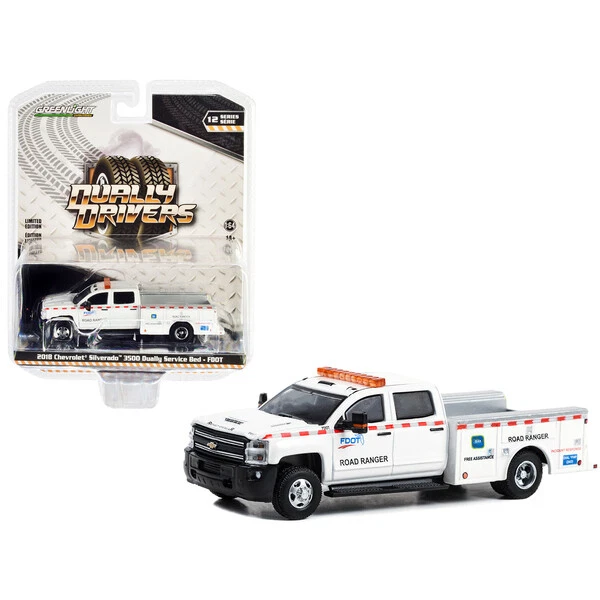 2018 Chevrolet Silverado 3500 Dually Service Truck White "Florida Department ...