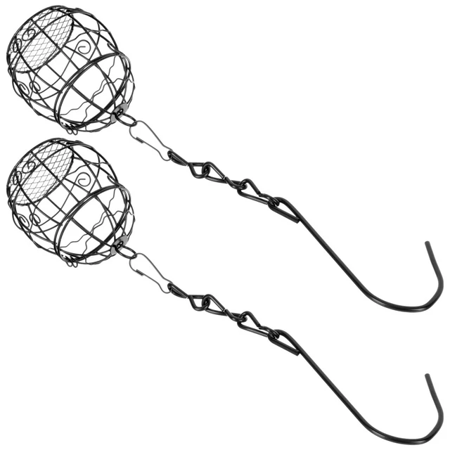 2pcs jardin suspendu fuites d'oiseaux balcon fuites d'oiseaux arbre à oiseaux