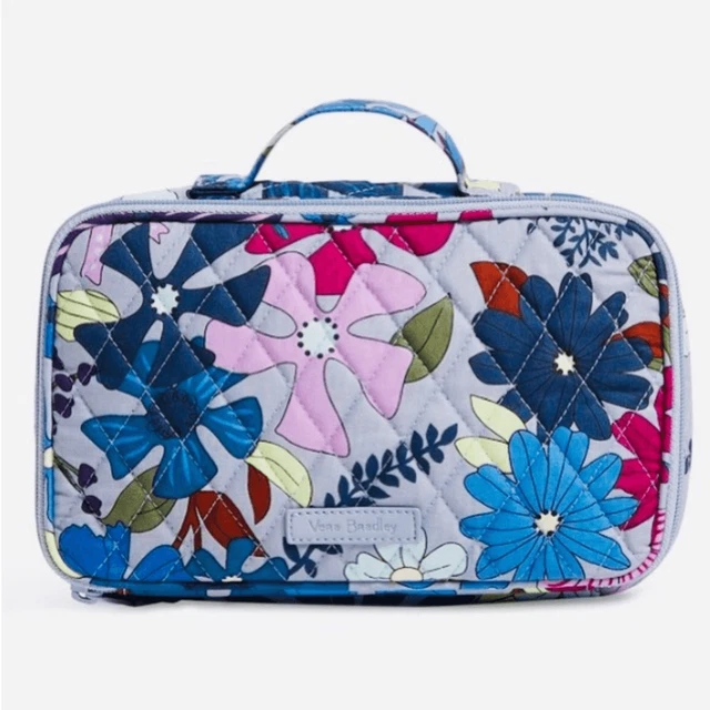 VERA BRADLEY Bengal Lily Blush & BrushMakeup Case - Brushes NOT included - NEW