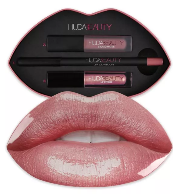 Huda Beauty Contour & Strobe Lippenset matt Lippenstift