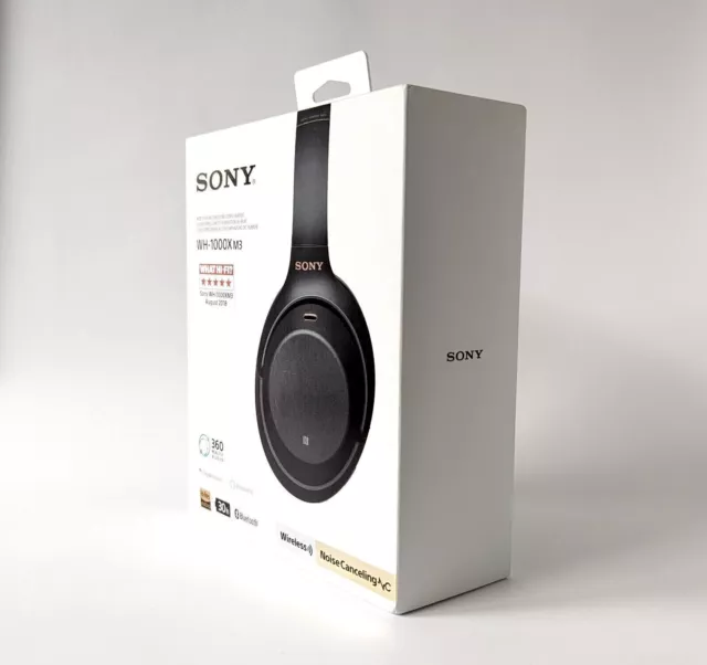 WAS £349 - SONY WH-1000XM3 Wireless Noise Cancelling Headphones 30 Hour Battery