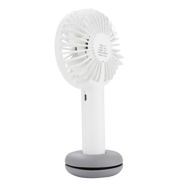 (USB Powered)Night Light Handheld Fan Household Desktop Outdoor Portable Mini UK