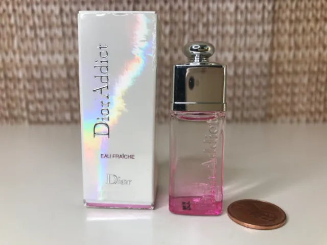 NEW *MINI* Christian Dior DIOR ADDICT EAU FRAICHE Perfume EDT 0.17 oz/ 5 ml NIB