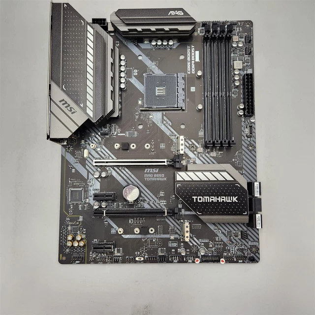 MSI MAG B550 TOMAHAWK Gaming Motherboard (AMD AM4, DDR4, ATX) READ