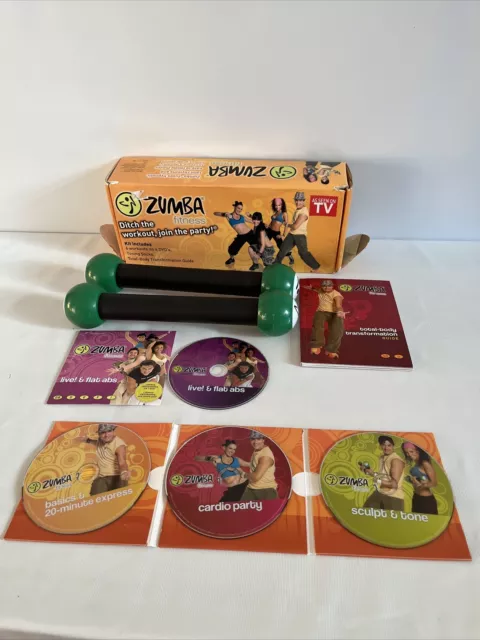 Zumba Fitness DVD Exercise Kit including toning sticks ￼Keep Fit￼ Cardio Workout