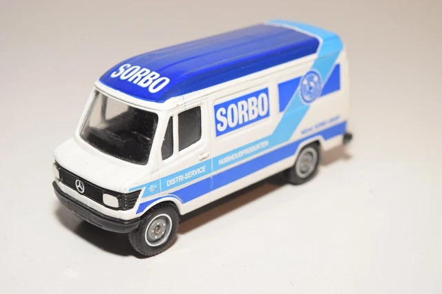 A48 1:50 Solido Mercedes-Benz 407D 407 D Nedac Sorbo Van Bus Near Mint Condition
