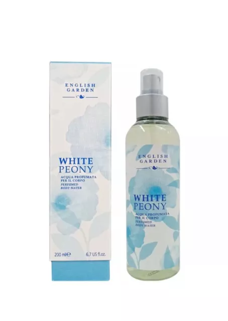 ATKINSONS ENGLISH GARDEN WHITE PEONY  ACQUA PROFUMATA PER IL CORPO SPRAY 200ml