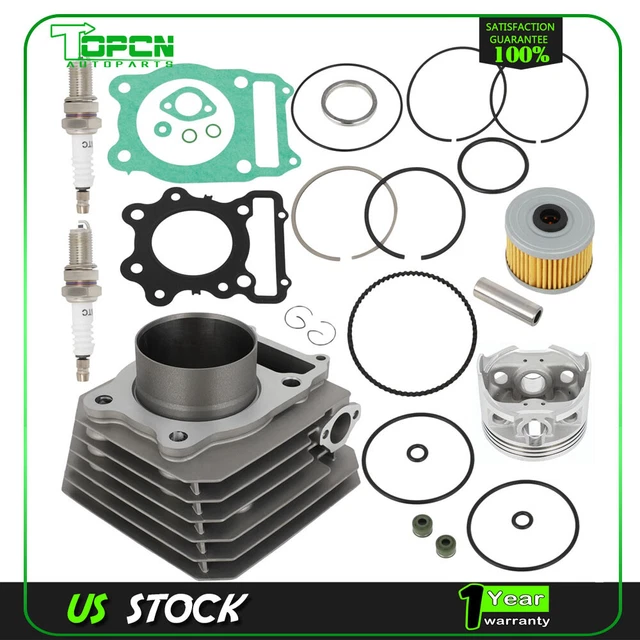 Cylinder Top End Rebuild Kit for 1988-2000 Honda TRX 300 Fourtrax FW 4x4 2x4
