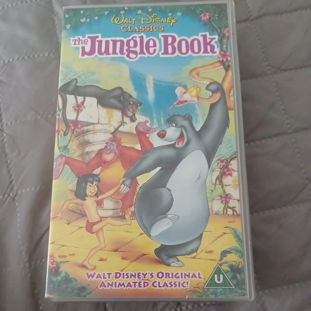 THE JUNGLE BOOK DISNEY VHS TAPE £3.00 PicClick UK