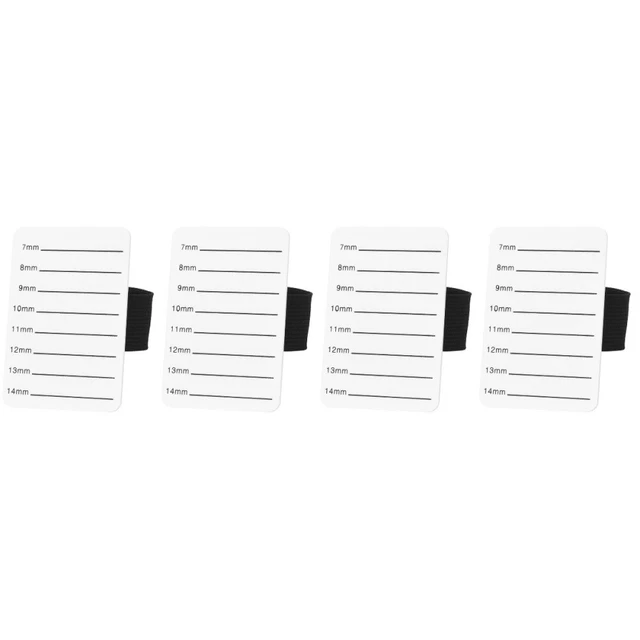 4 x vassoio prolunga ciglia portatile strumento estensione ciglia scheda di archiviazione