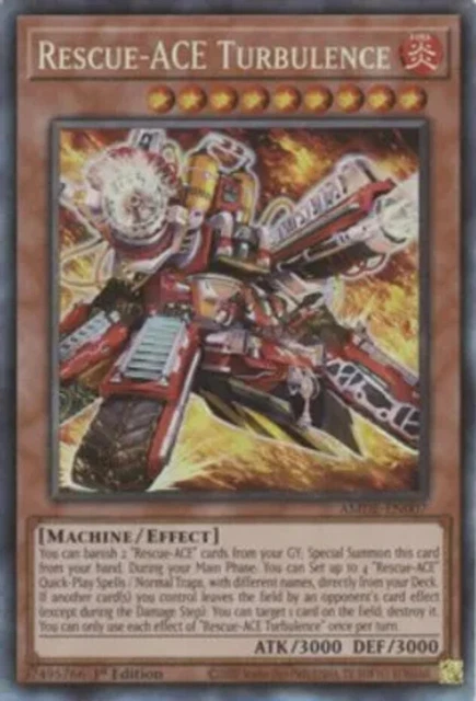 1x Near Mint Rescue-ACE Turbulence - AMDE-EN007 - Ultra Rare - 1st Edition - Ama