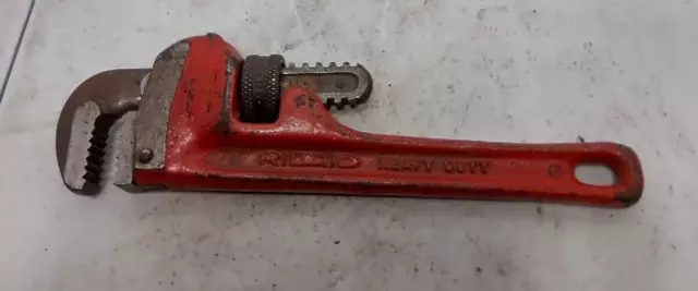 Vintage Ridgid 6in Pipe Wrench Made in USA