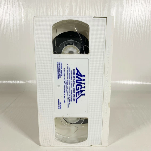 BATTLE ANGEL (ANIME VHS) White Tape Missing Sleeve 19.95 PicClick