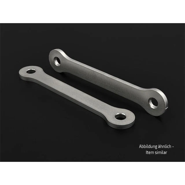 Kit Biellettes D'abaissement Pour Suzuki GSXR 600 (1997-2005) - 1,5 Pouce (environ 38 Mm) - Argent Anodisé - Pour Baisser La Moto, Meilleur Contrôle - 4