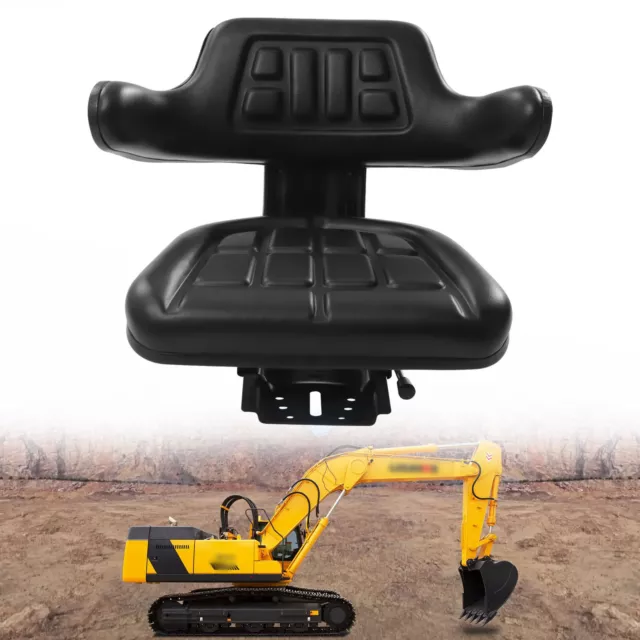 Universal Tractor Seat Forklift Excavator Suspension Backrest Adjust Truck Chair