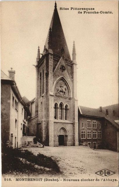 CPA MONTBENOIT - New Bell Tower of the Abbey (131395)