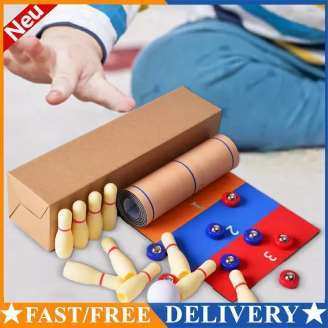 Family Table Games Easy To Use Curling Bowling Game Perfect Gift for Kids Adults