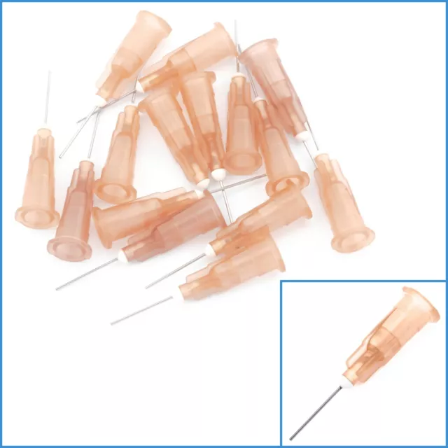 15pcs 26G Syringe Glue Dispenser Plastic Precision Liquid Applicator Gauge Tips