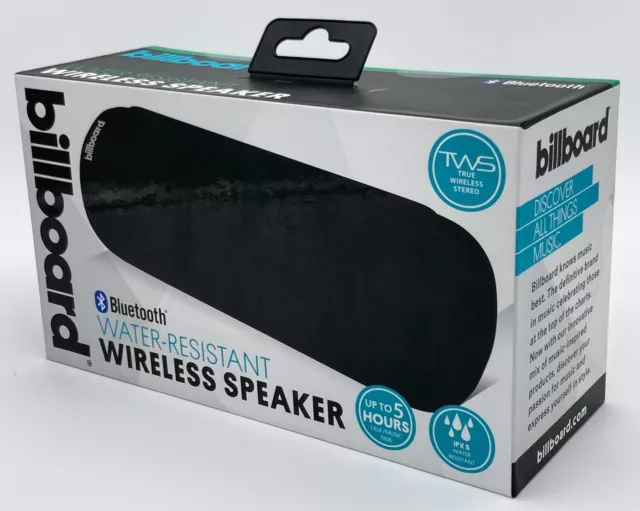 ESI Billboard Water-Resistant Speaker, Black (BB2833)