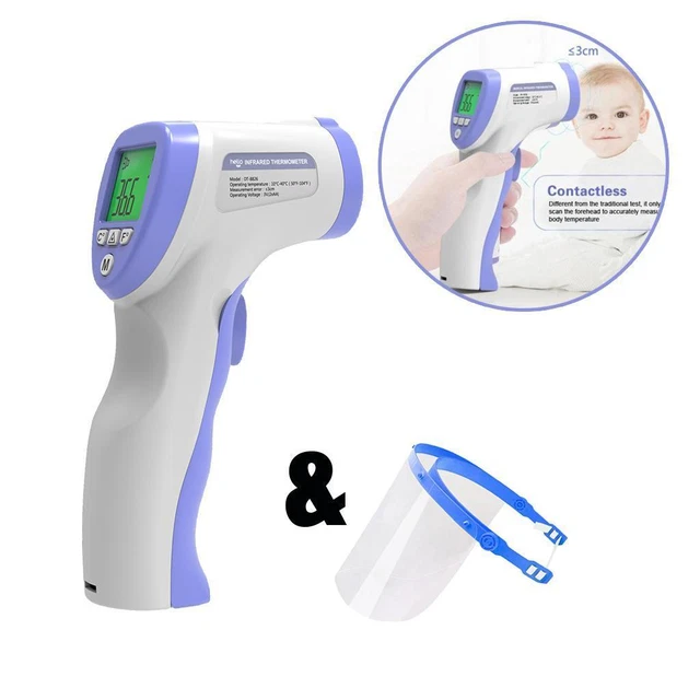 Thermomètre Numérique Infrarouge Et écran Facial Sans Contact