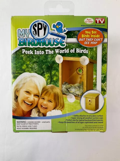 My Spy Birdhouse As Seen On Tv Watch Birds Nest Suction Cup 2 Way Film