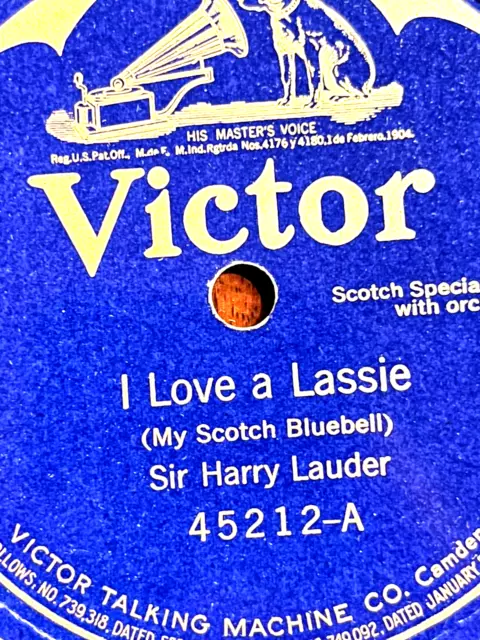 Sir Harry Lauder - I Love a Lassie/I've Loved Her Ever Since She Was a Baby  10" 2