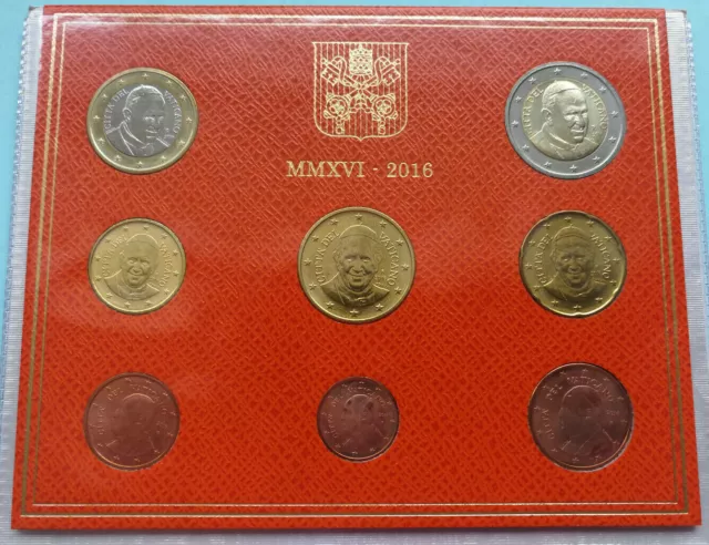 Vatikan: KMS / Coin-Set "Papst Franziskus" 2016 - (OVP - im Blister) !!