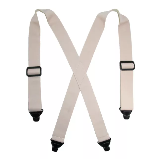 New CTM Men's Elastic Undergarment TSA Compliant Suspenders (Tall Available)