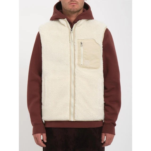 Gilet  Uomo Volcom Bianco A1832303 Vest Dwh Muzzer Bianco Uomo