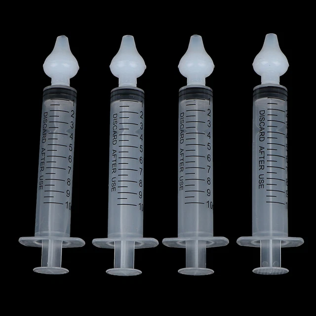 4pcs 10ml Baby Care Nose Clean Needle Tube Infant Nasal Cleaner Nasal Washer ba