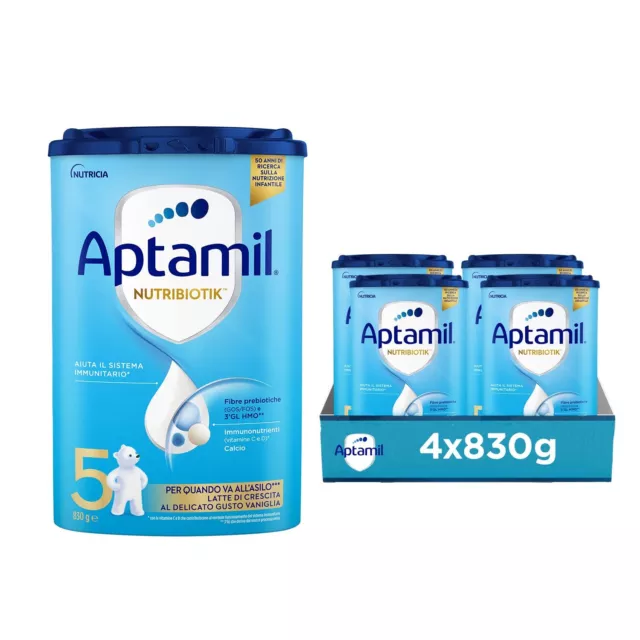Aptamil Nutribiotik 5 leche de crecimiento leche en polvo 2x 800g NUEVO MHD 2/06/2024