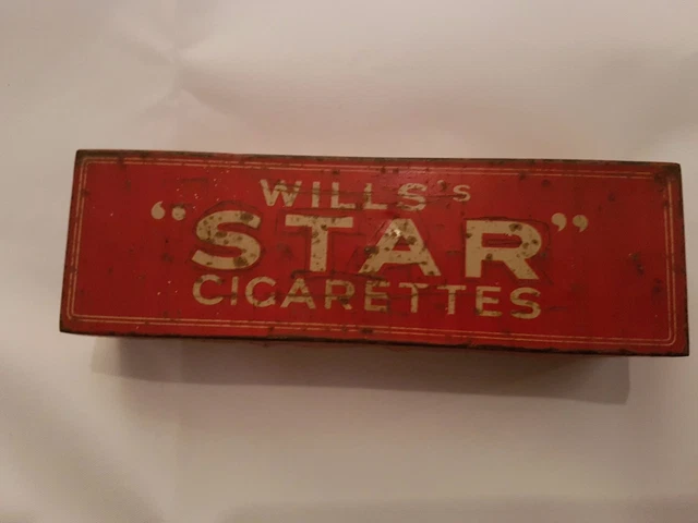 VINTAGE WILLS'S STAR Cigarette Dominoes Set Advertising Complete, Tin box  1940s £31.49