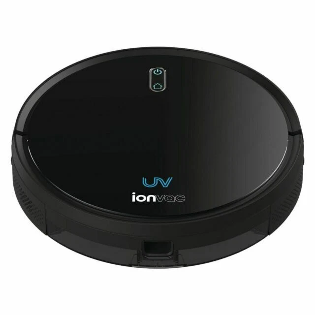 IONVAC ULTRACLEAN UV Black LED Sanitizing Robotic Vacuum Cleaner 70.00