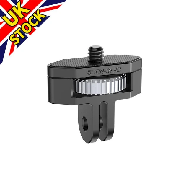 1/4 Metal Adapter 360° Adjust Connector for DJI Pocket 2/Insta360 One X2 SLR Cam