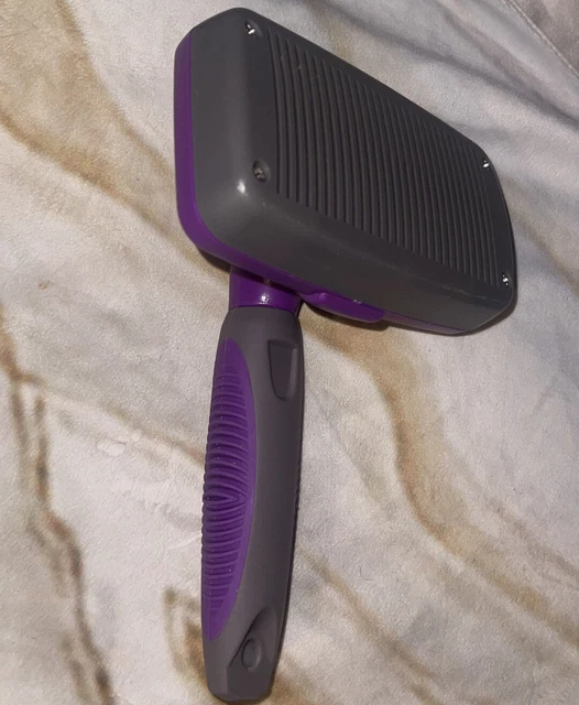 Hertzko Self Cleaning Slicker Brush For Dogs And Cat Pet Grooming