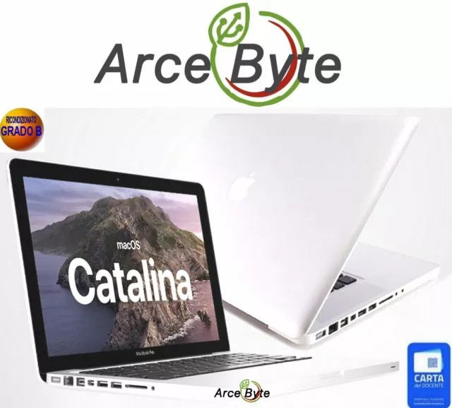 APPLE MACBOOK PRO 13" 2012 INTEL CORE i5 2.5GHZ  CATALINA FATTURABILE GRADO B