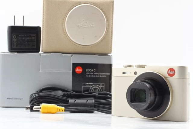 [COMO NUEVA en caja] Cámara digital compacta dorada 12,1 luz Leica C tipo 112 de JAPÓN