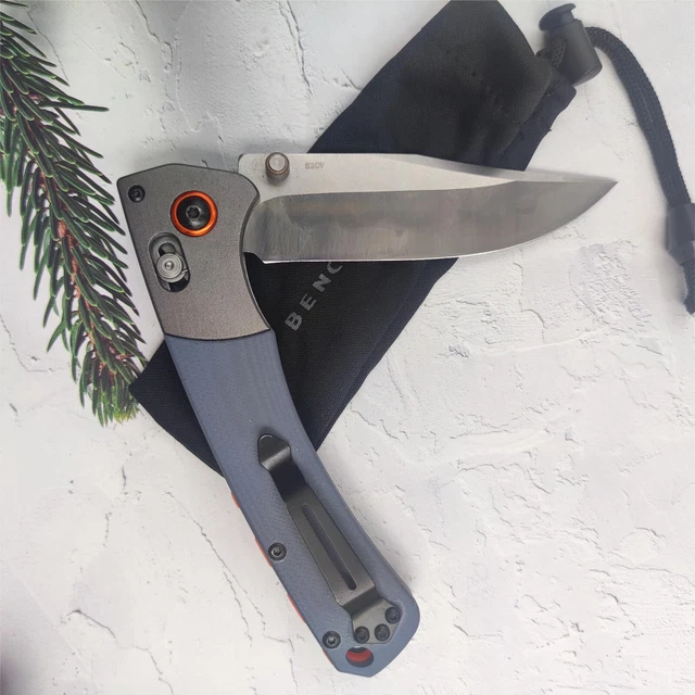 New In The Box 15080-2 Crooked River Clip-point BENCHMADE Folding Knife