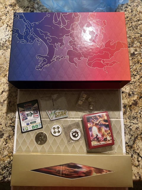 CHARIZARD UPC POKEMON Box Contents Playmat Ultra Premium Collection CHARIZARD UPC POKEMON Box Contents Playmat Ultra Premium Collection